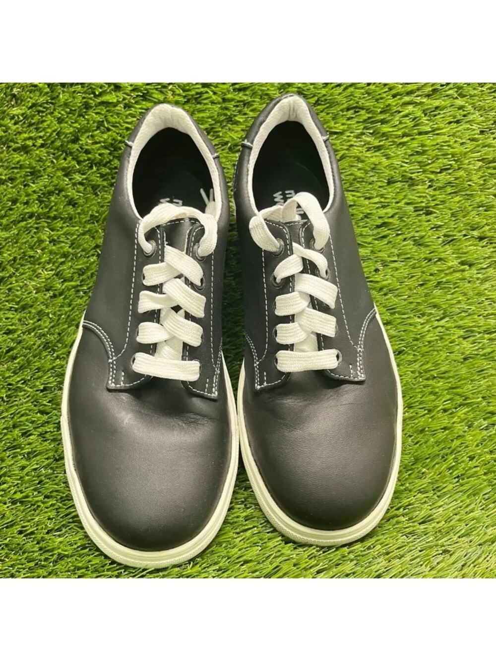 Mellow Walk Jessica Womens Size 8 Black Leather Steel Toe Safety Work Shoes
